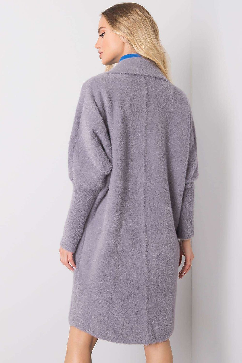 Manteau femme mi-long en laine et angora – Solène | Zachoo