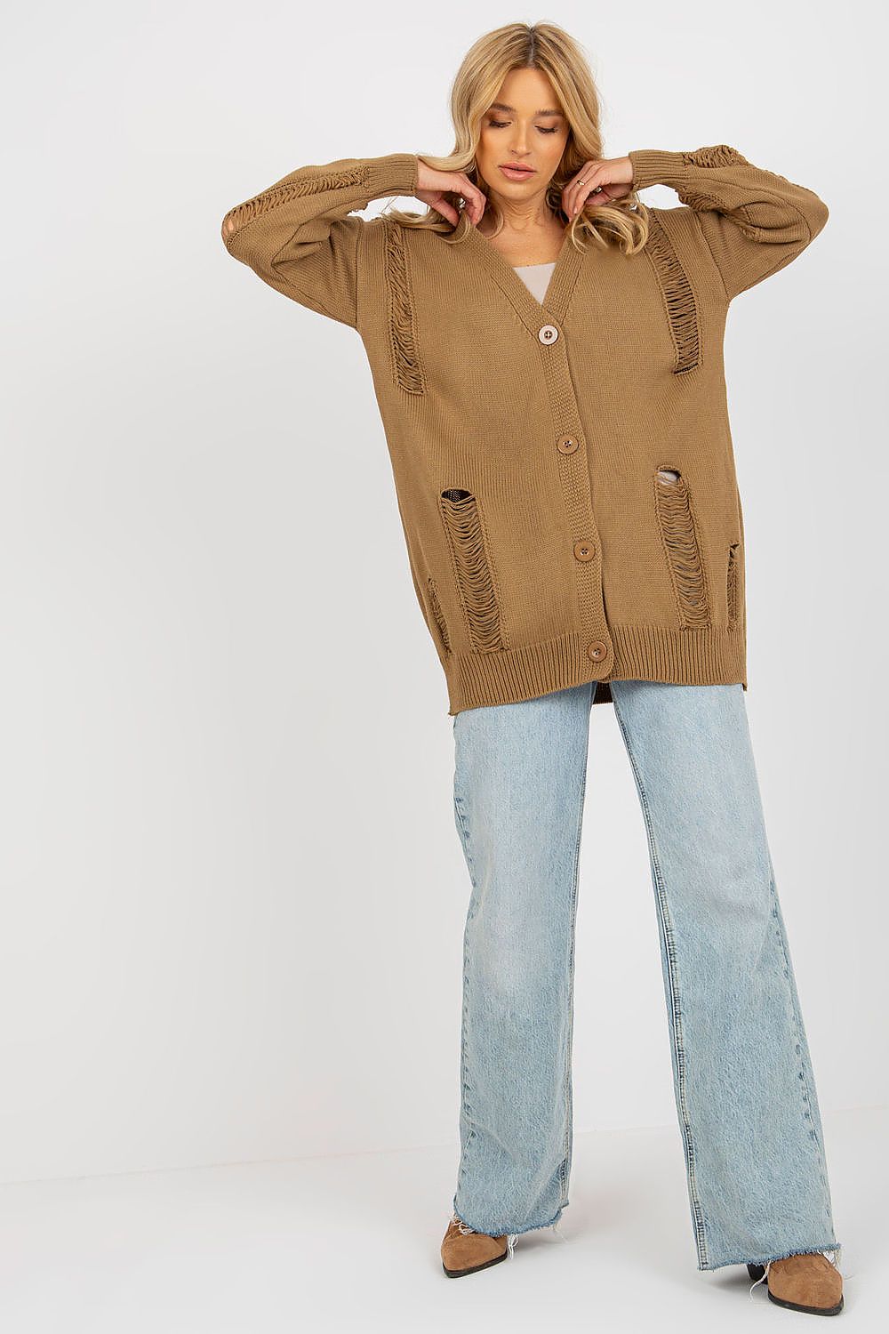 Cardigan Trame Douce brun universelle | Zachoo