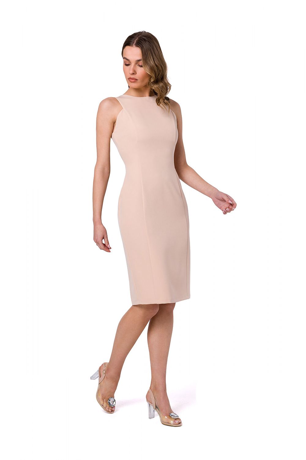 Robe de jour Brèche Mobile beige | Zachoo
