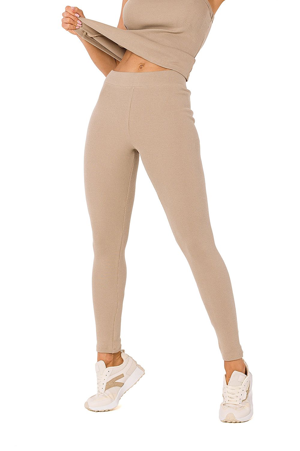 Legging MoeFlex taille haute avec coutures élégantes, parfait pour tous les usages.