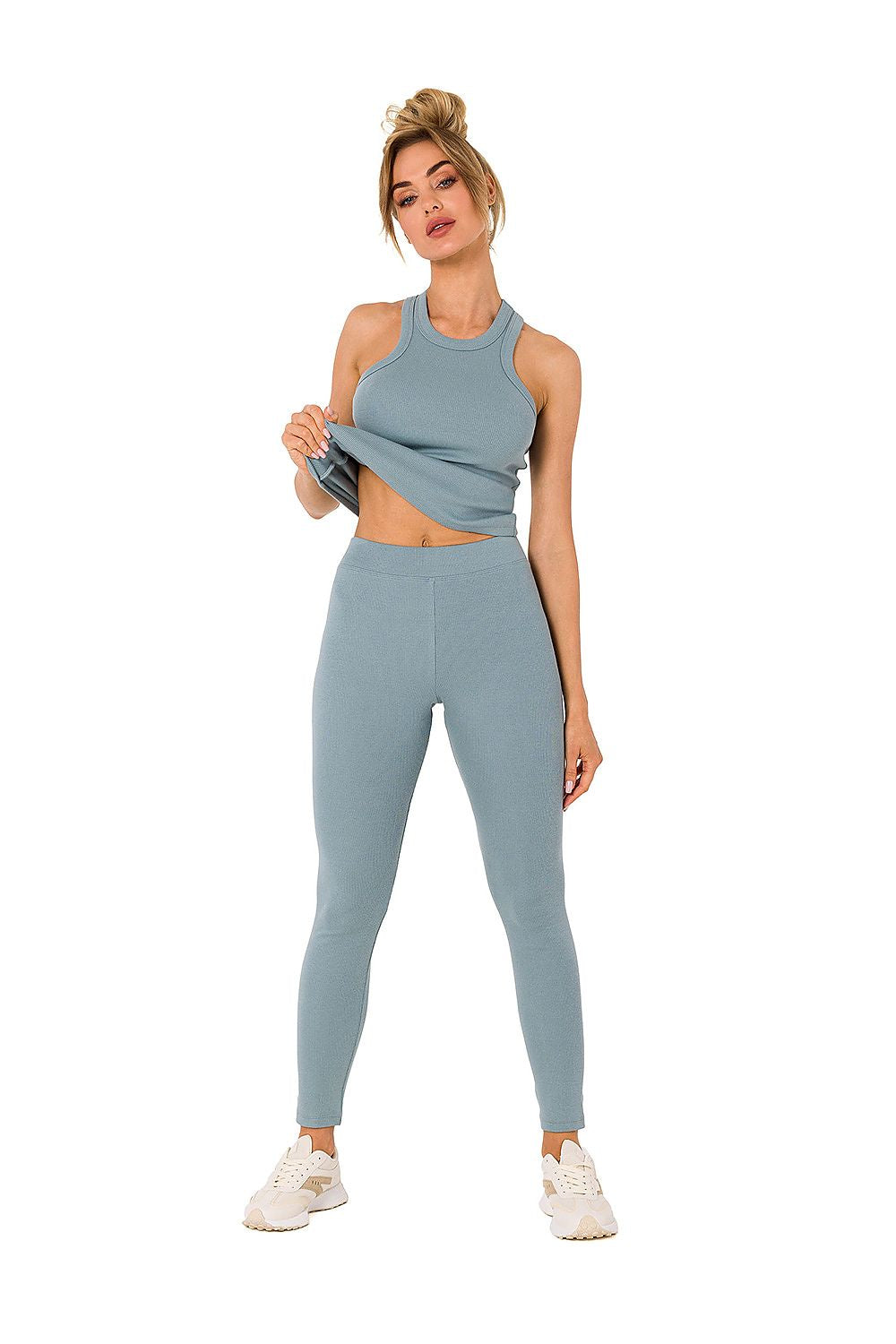 Legging MoeFlex taille haute avec coutures élégantes, parfait pour tous les usages.
