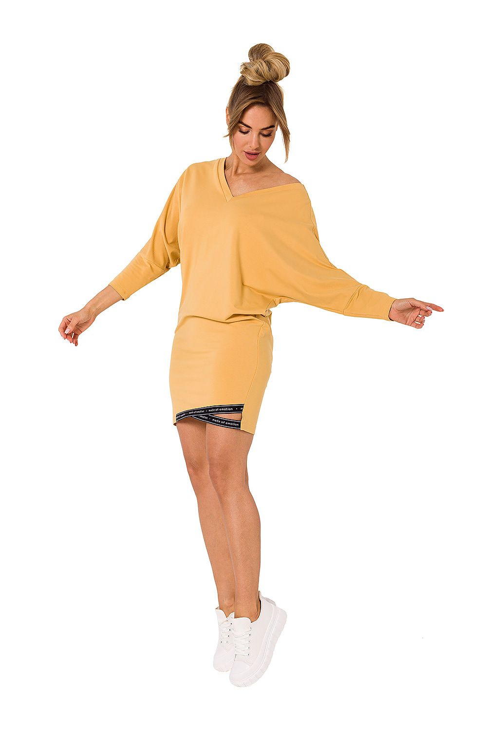 Robe de jour Kyvaya Kimono jaune | Zachoo