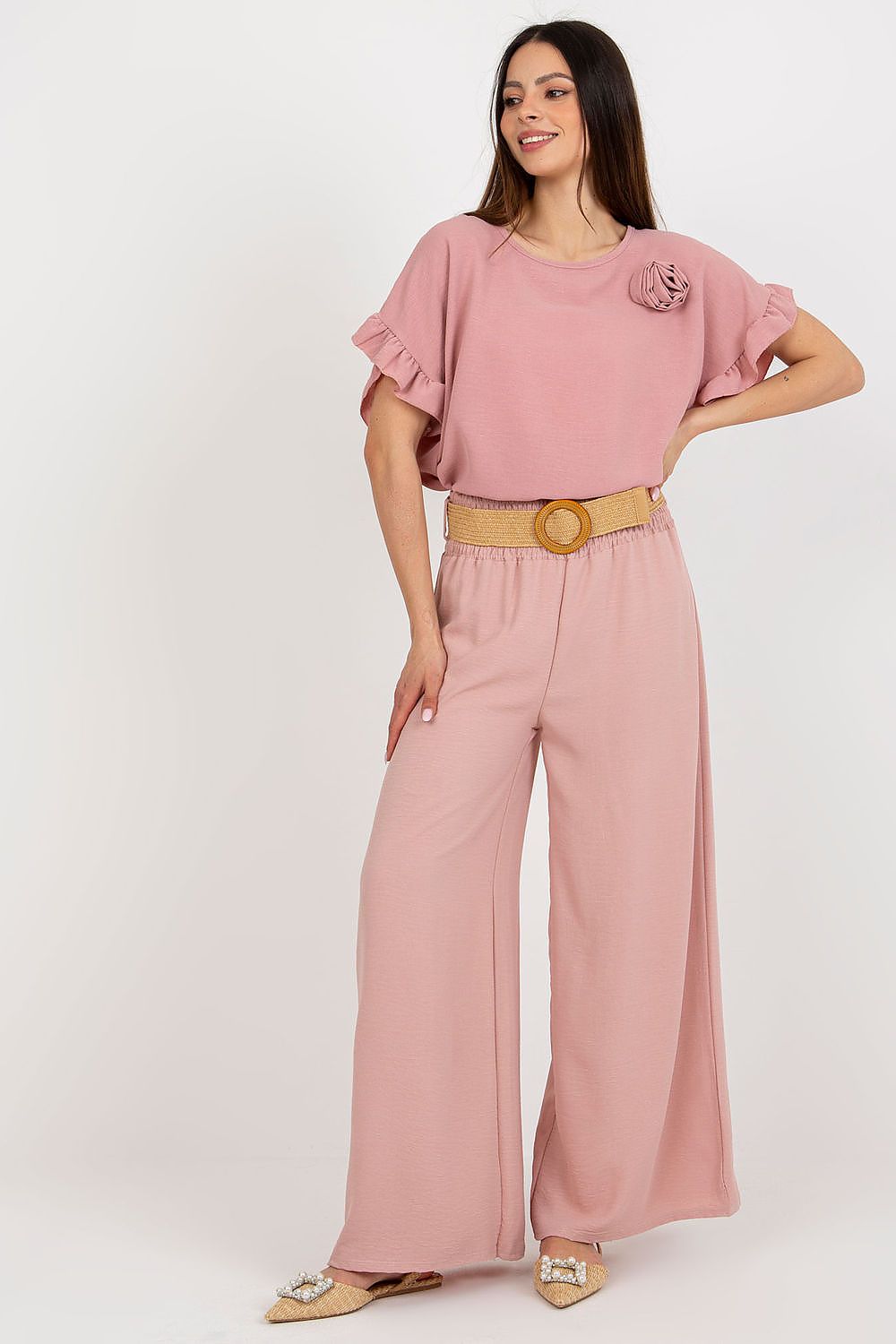 Pantalon Olyssane rosé 2 universelle | Zachoo