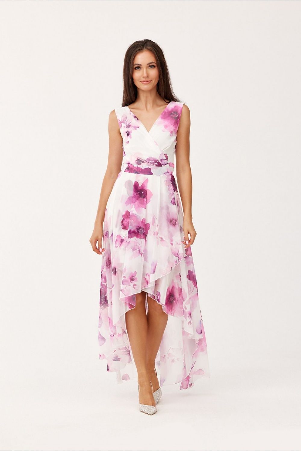 Robe de cocktail Nuit d'Éther rosé | Zachoo