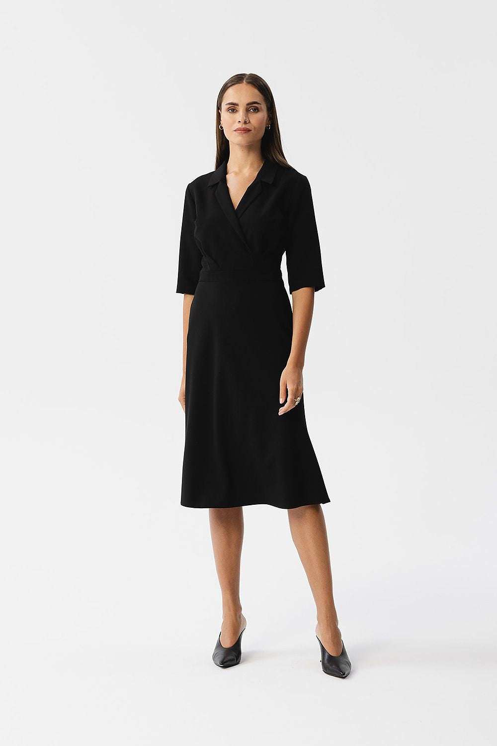 Robe de jour Balancement Calme noir | Zachoo
