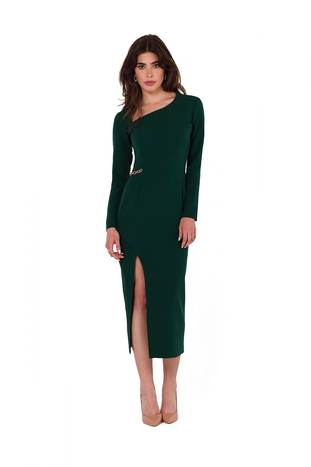 Robe de soirée Brume Matinale vert | Zachoo