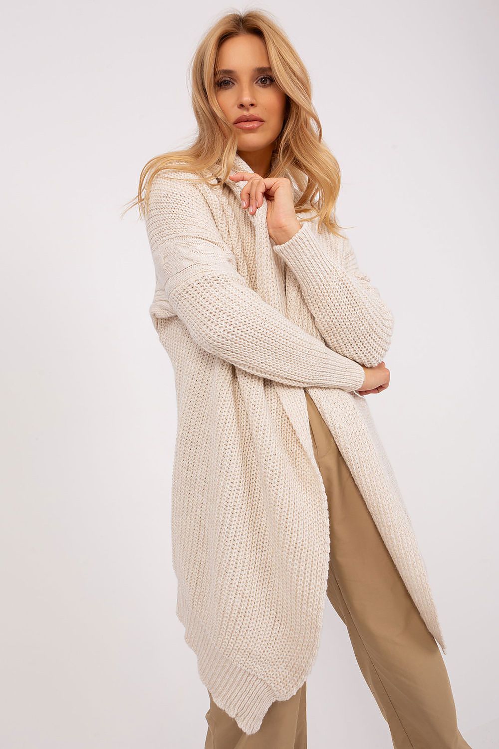 Cardigan Soléna Tranquille beige universelle | Zachoo