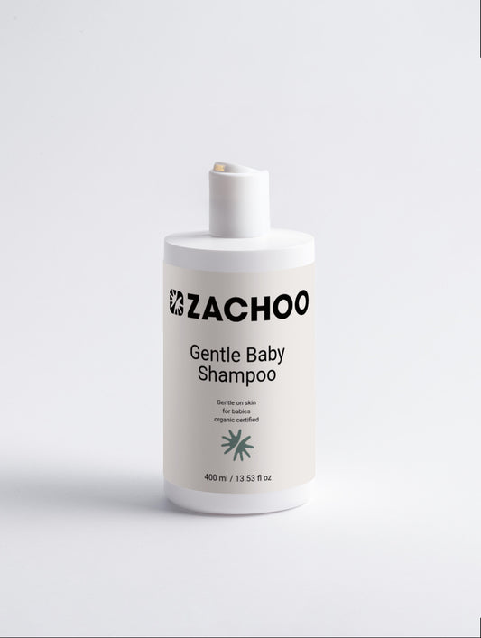 Shampooing Bébé Ultra‑Doux – Nettoyant & Apaisant – Certifié Ecocert COSMOS Organic – 400 ml | Zachoo