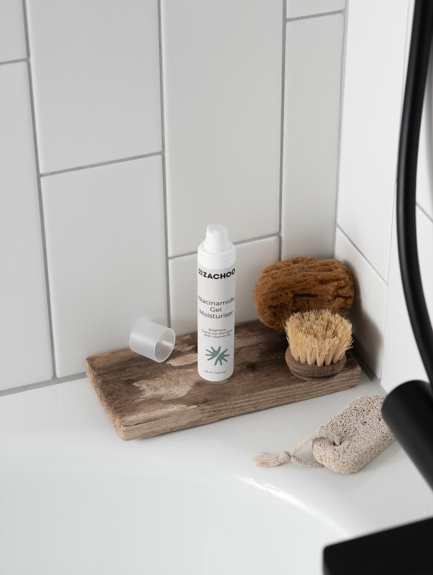 Gel Hydratant Visage Niacinamide 5% - Unifiant & Anti-Rougeurs - Texture Légère - Certifié Ecocert - 50ml | Zachoo