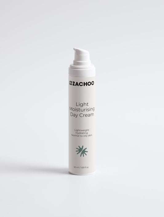 Crème de Jour Légère Hydratante & Matifiante – Acide Hyaluronique & Aloe Vera - 50 ml | Zachoo