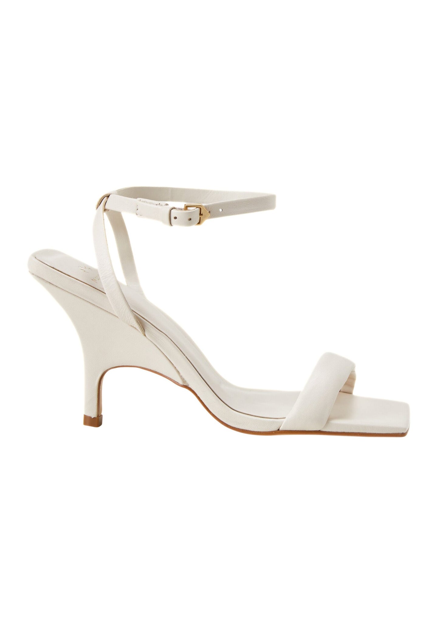 Sandales femme en cuir noir à talon haut 9 cm – Cortiva | Zachoo