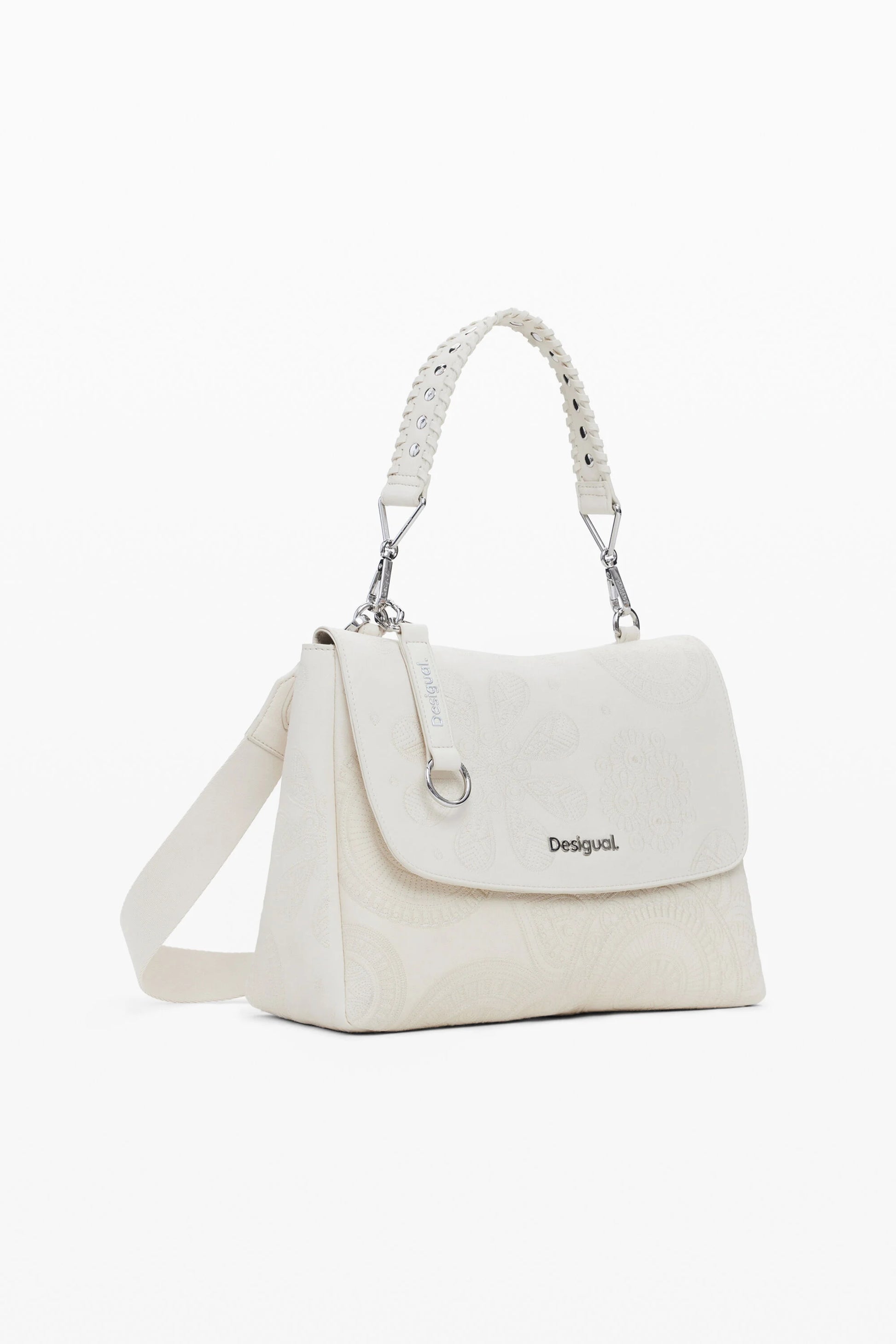 Sac Desigual élégant et compact avec fermeture magnétique, idéal pour un usage quotidien.