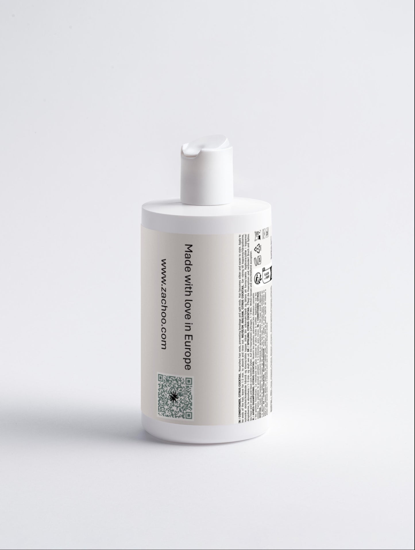 Après-Shampooing Nutritif & Anti-Fourches Zachoo – Protéines de Blé & Panthénol – Parfum Agrumes – 370 ml | Zachoo