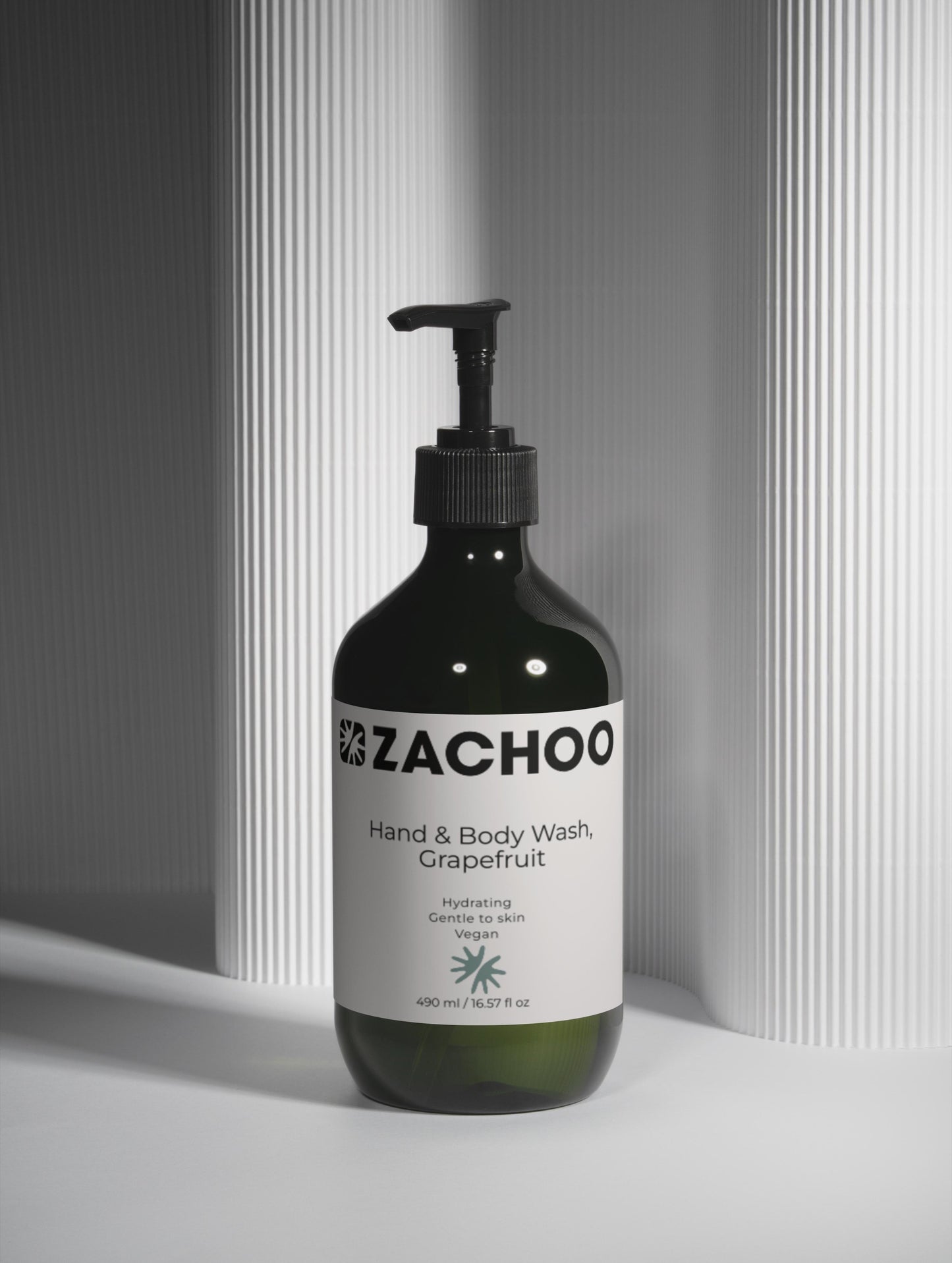 Gel Lavant Mains & Corps Pamplemousse Frais - Énergisant & Hydratant - Certifié Ecocert - Bio - 490ml | Zachoo
