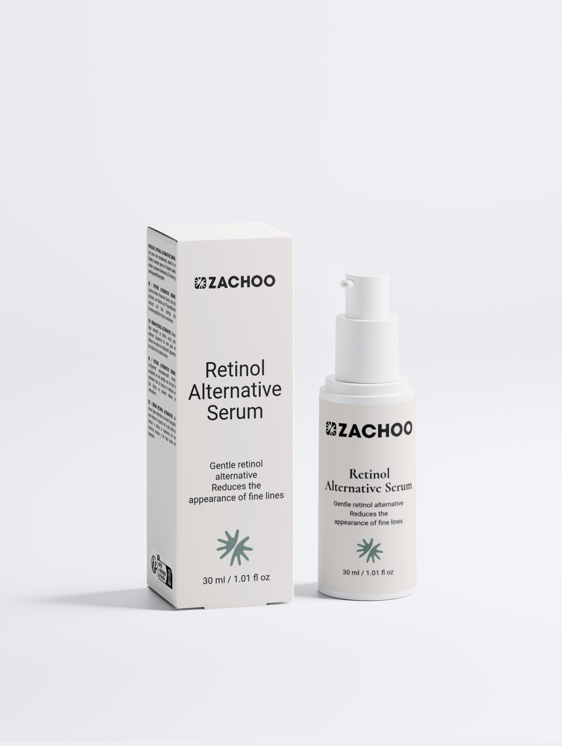 Sérum Naturel & Certifié sans Rétinol – Lissant & Éclat – 30 ml | Zachoo