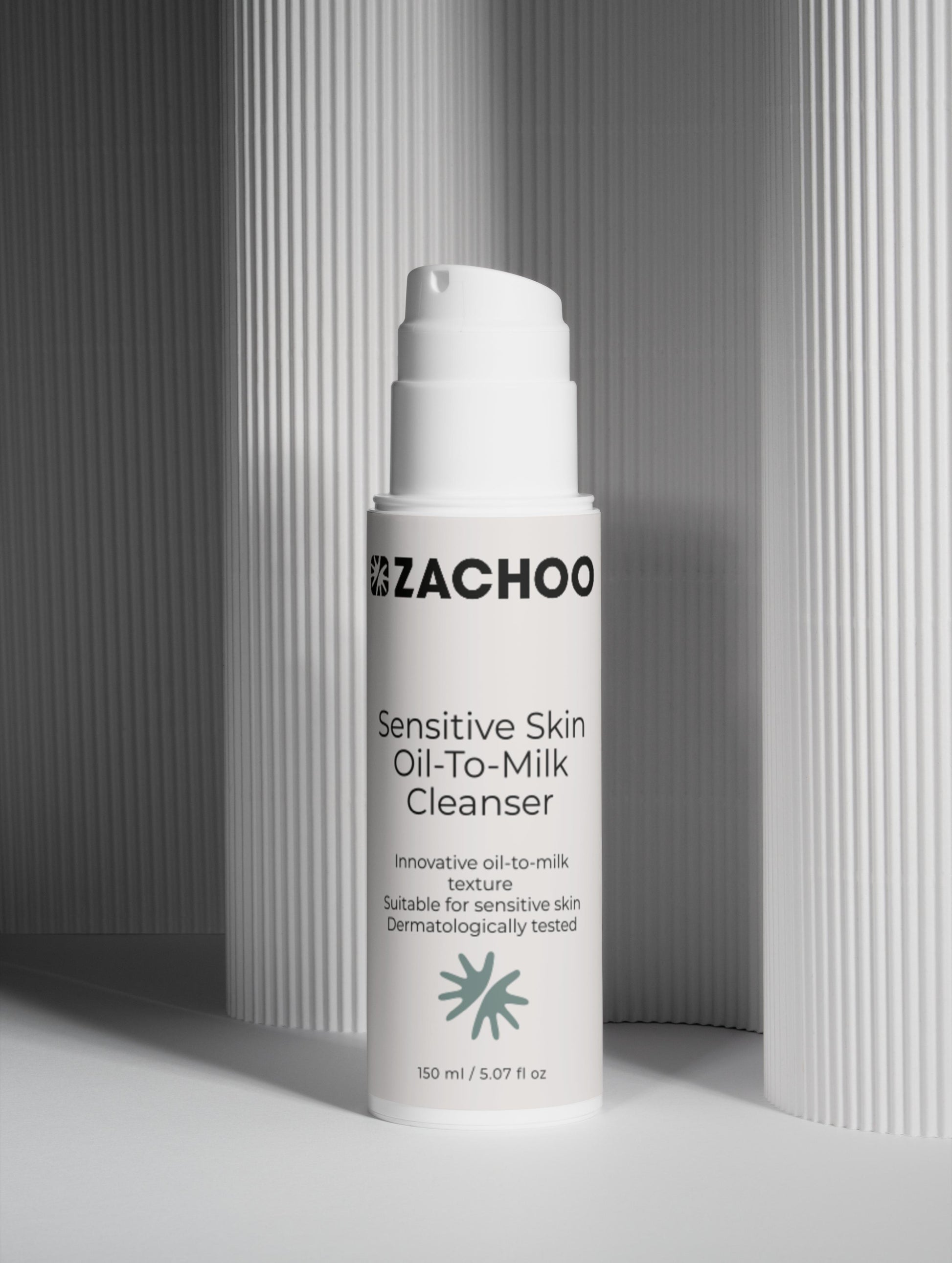 Nettoyant Huile-en-Lait Apaisant - Démaquillant & Double Nettoyage - Peaux Sensibles - 100% Naturel - 150ml | Zachoo