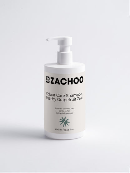 Shampooing Protection Couleur Zachoo – Cheveux Colorés & Méchés – Aloe Vera & Protéines de Blé – Certifié Ecocert – 400 ml | Zachoo