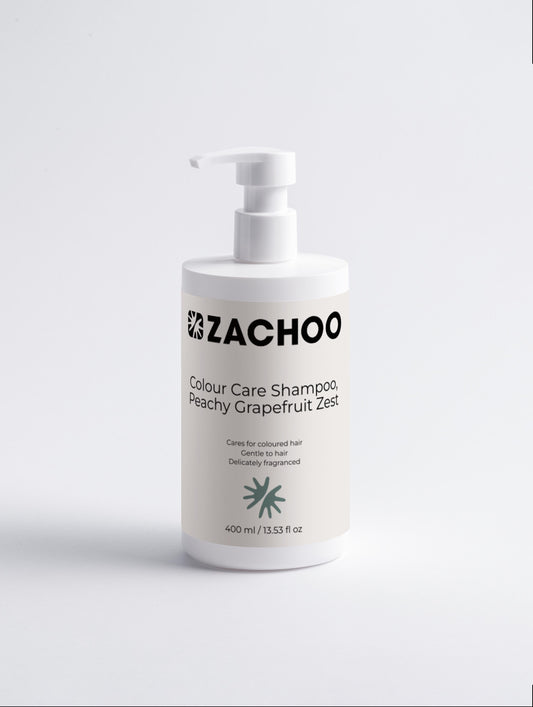 Shampooing Protection Couleur Zachoo – Cheveux Colorés & Méchés – Aloe Vera & Protéines de Blé – Certifié Ecocert – 400 ml | Zachoo