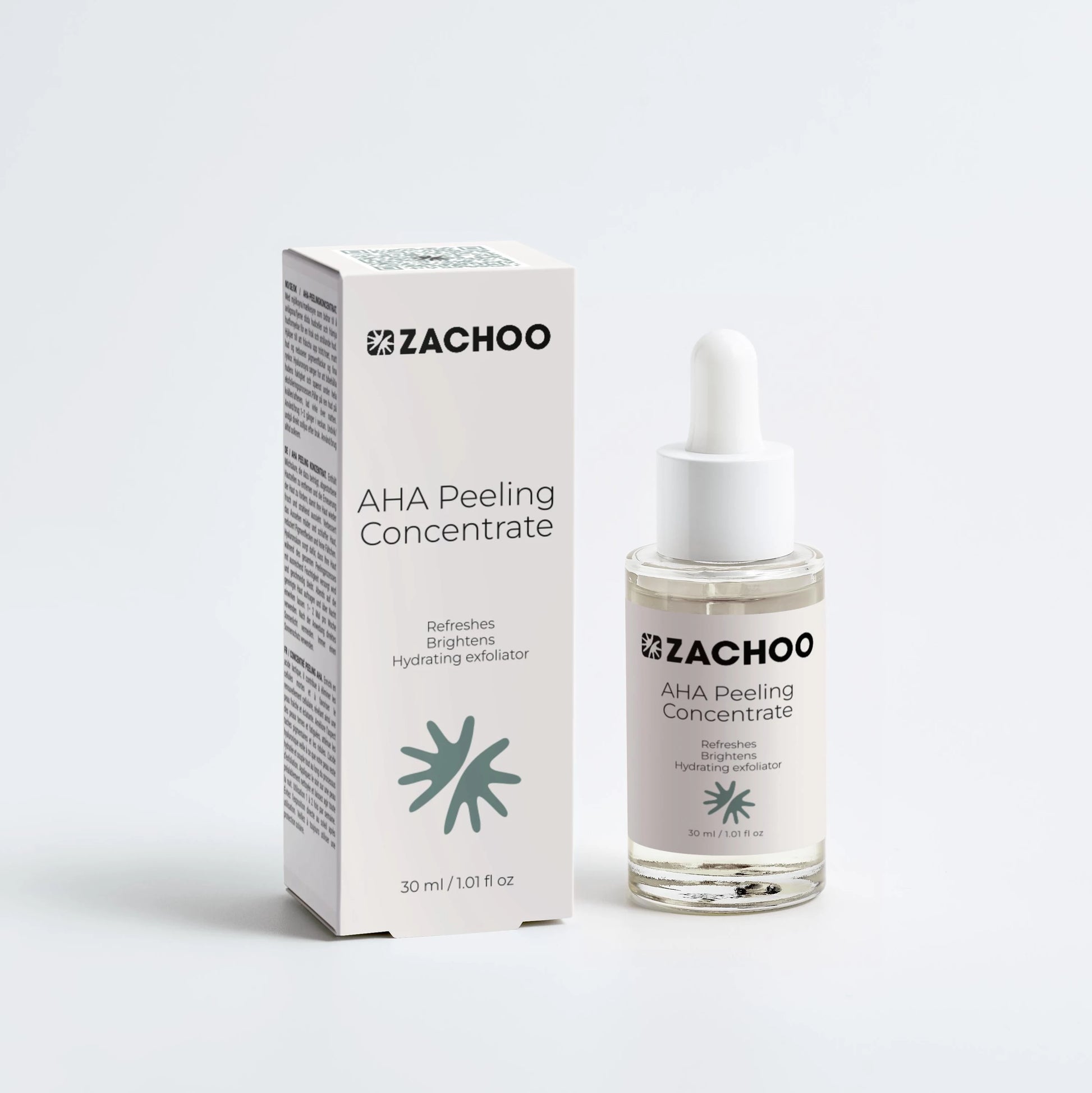 AHA Peeling Peau Sensible - 10% Acide Lactique - Éclat & Anti-Taches - Exfoliant 100 % Naturel | Zachoo