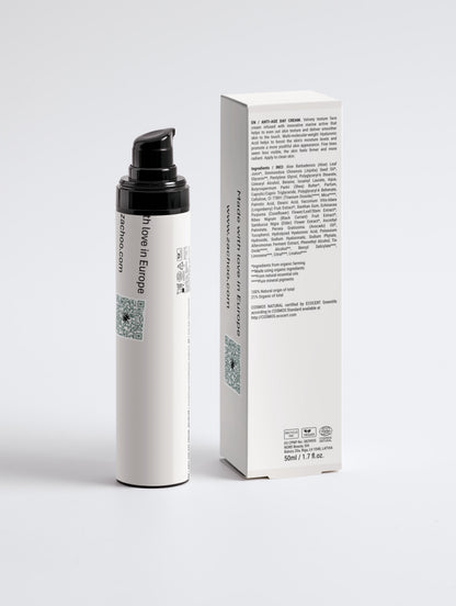 Crème Anti‑Âge de Jour – Rides, Fermeté & Éclat – 100 % Naturelle – Actif Marin & Acide Hyaluronique – 50 ml | Zachoo