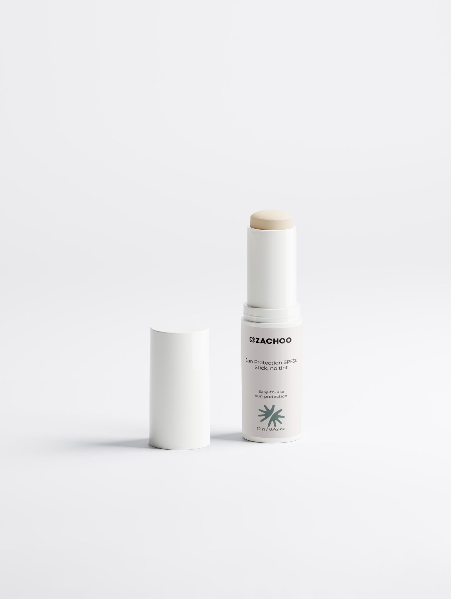 Stick Solaire Minéral SPF50 – Haute Protection UVA/UVB – Visage & Zones Sensibles - Sans Teinte – Certifié Ecocert | Zachoo