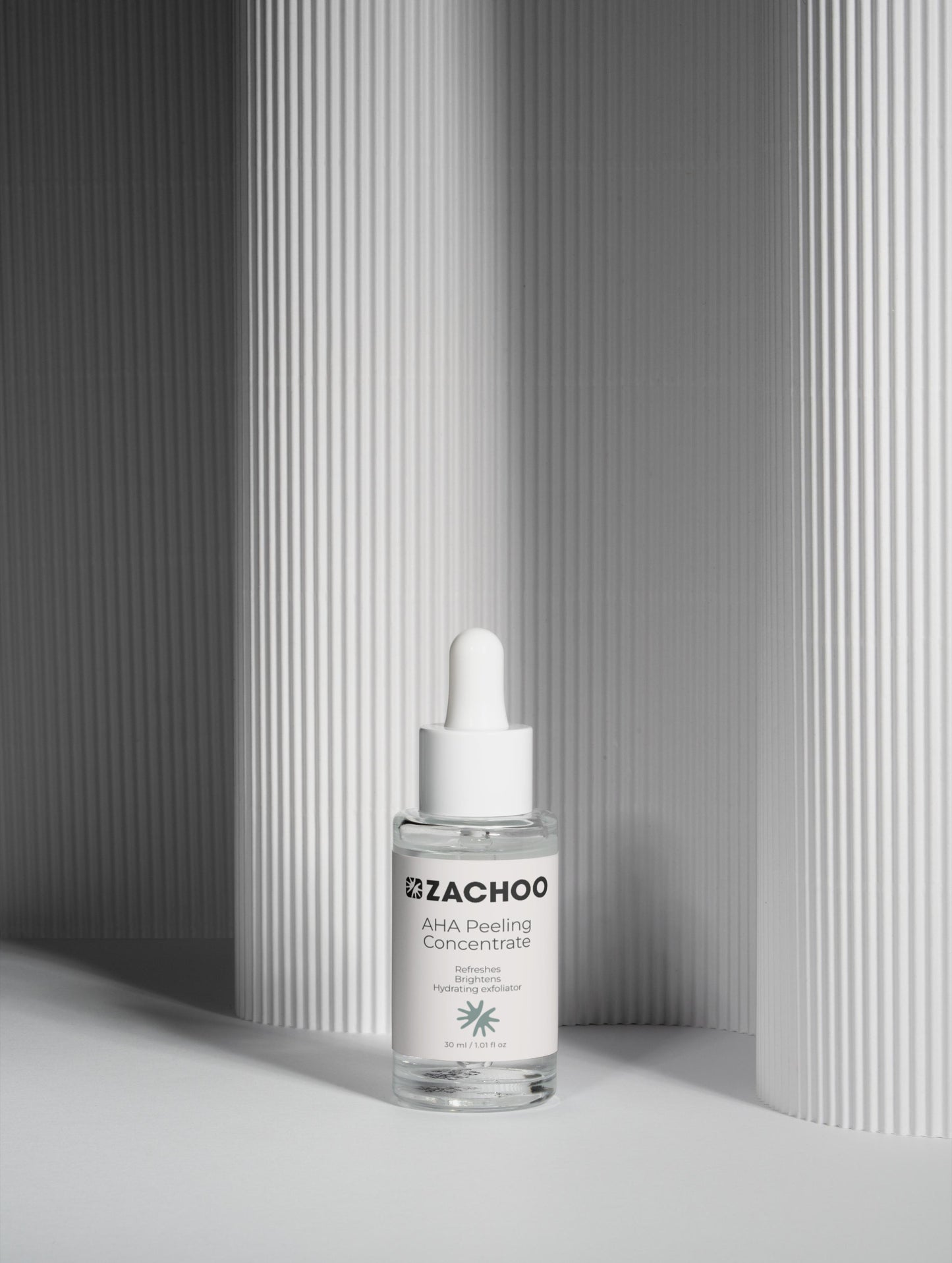 AHA Peeling Concentré - 10% Acide Lactique & Acide Hyaluronique - Éclat & Anti-Taches - 100 % Naturel | Zachoo