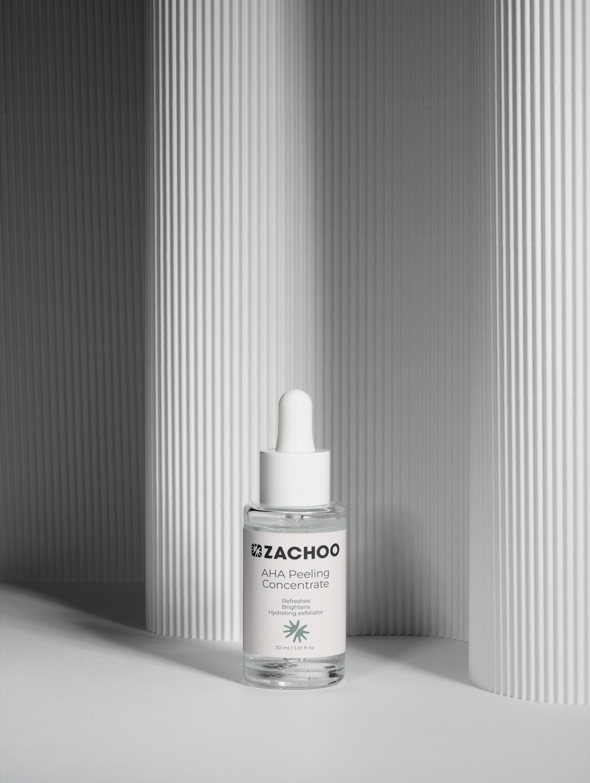 AHA Peeling Concentré - 10% Acide Lactique & Acide Hyaluronique - Éclat & Anti-Taches - 100 % Naturel | Zachoo