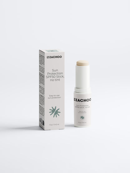 Stick Solaire Minéral SPF 50 – Haute Protection - Visage & Zones Sensibles - 12 gr | Zachoo