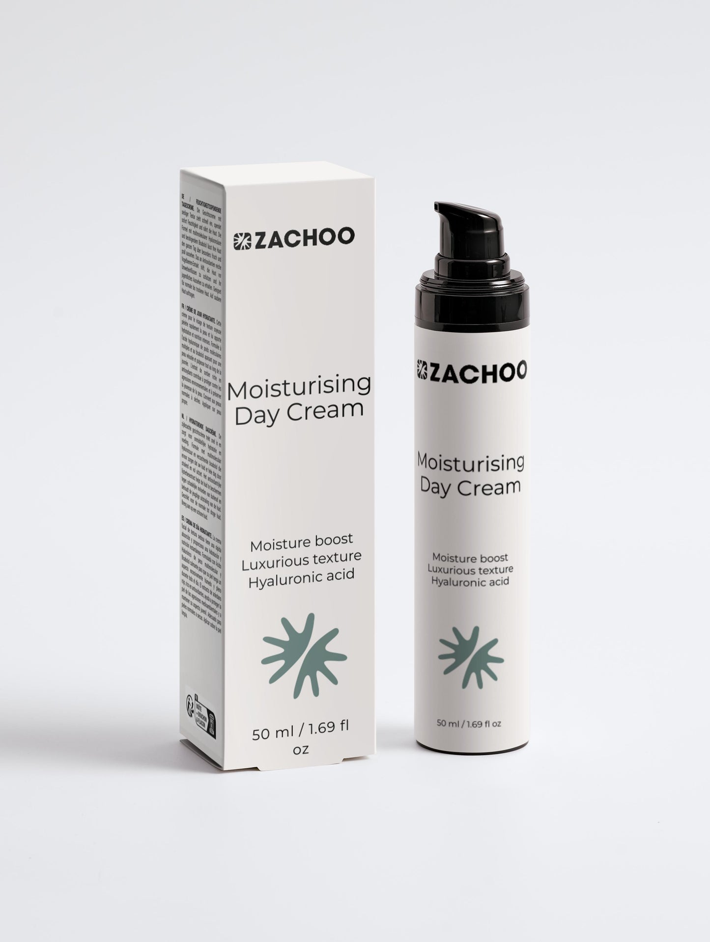 Crème de Jour Hydratante Éclat - Acide Hyaluronique & Antioxydants - Peaux Douces & Repulpées - Bio - 50ml | Zachoo