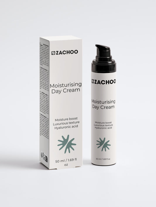 Crème de Jour Hydratante Éclat - Acide Hyaluronique & Antioxydants - Peaux Douces & Repulpées - Bio - 50ml | Zachoo