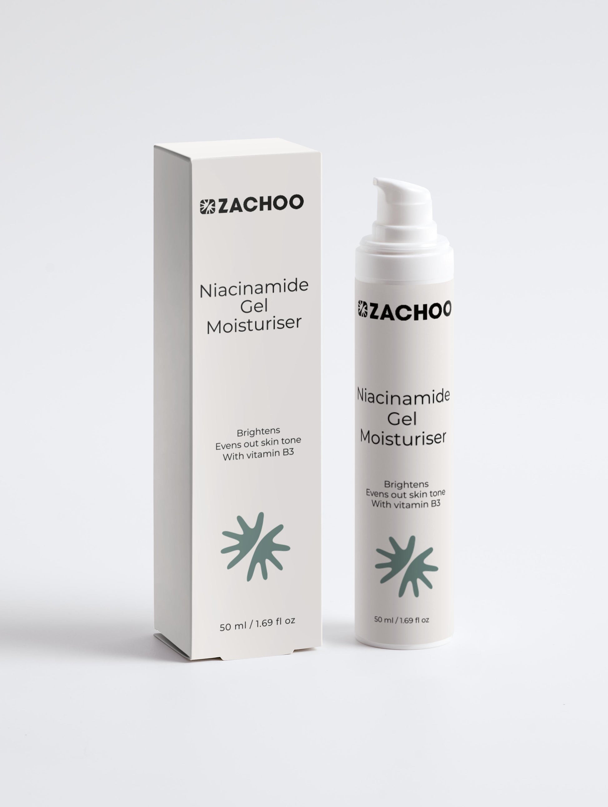 Gel Hydratant Visage Niacinamide 5% - Unifiant & Anti-Rougeurs - Texture Légère - Certifié Ecocert - 50ml | Zachoo