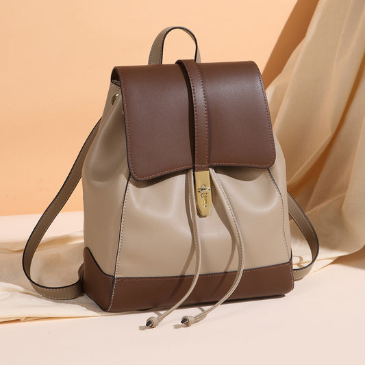 Sac à main moderne et fonctionnel en cuir véritable.