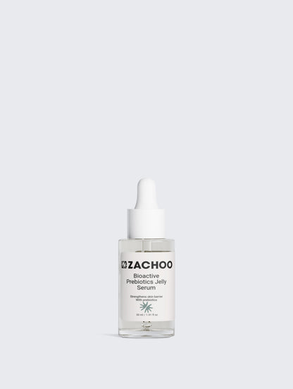Sérum Gelée Bioactive aux Prébiotiques – Hydratation & Barrière Renforcée – Certifié Ecocert – 30 ml | Zachoo