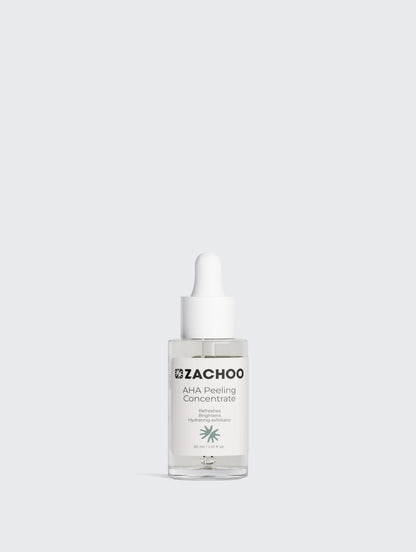 AHA Peeling Concentré - 10% Acide Lactique & Acide Hyaluronique - Éclat & Anti-Taches - 100 % Naturel | Zachoo