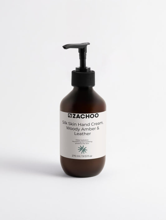Crème Mains Hydratation Soie - Soin Réparateur - 99% Naturelle - Certifiée Ecocert - 270ml | Zachoo