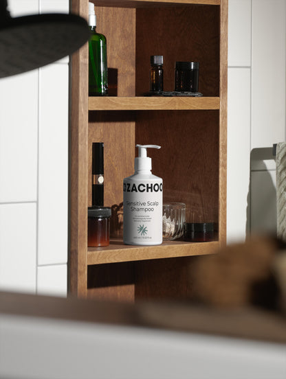 Shampooing Apaisant & Rééquilibrant – Cuir Chevelu Sensible – 98% Naturel – 400 ml | Zachoo
