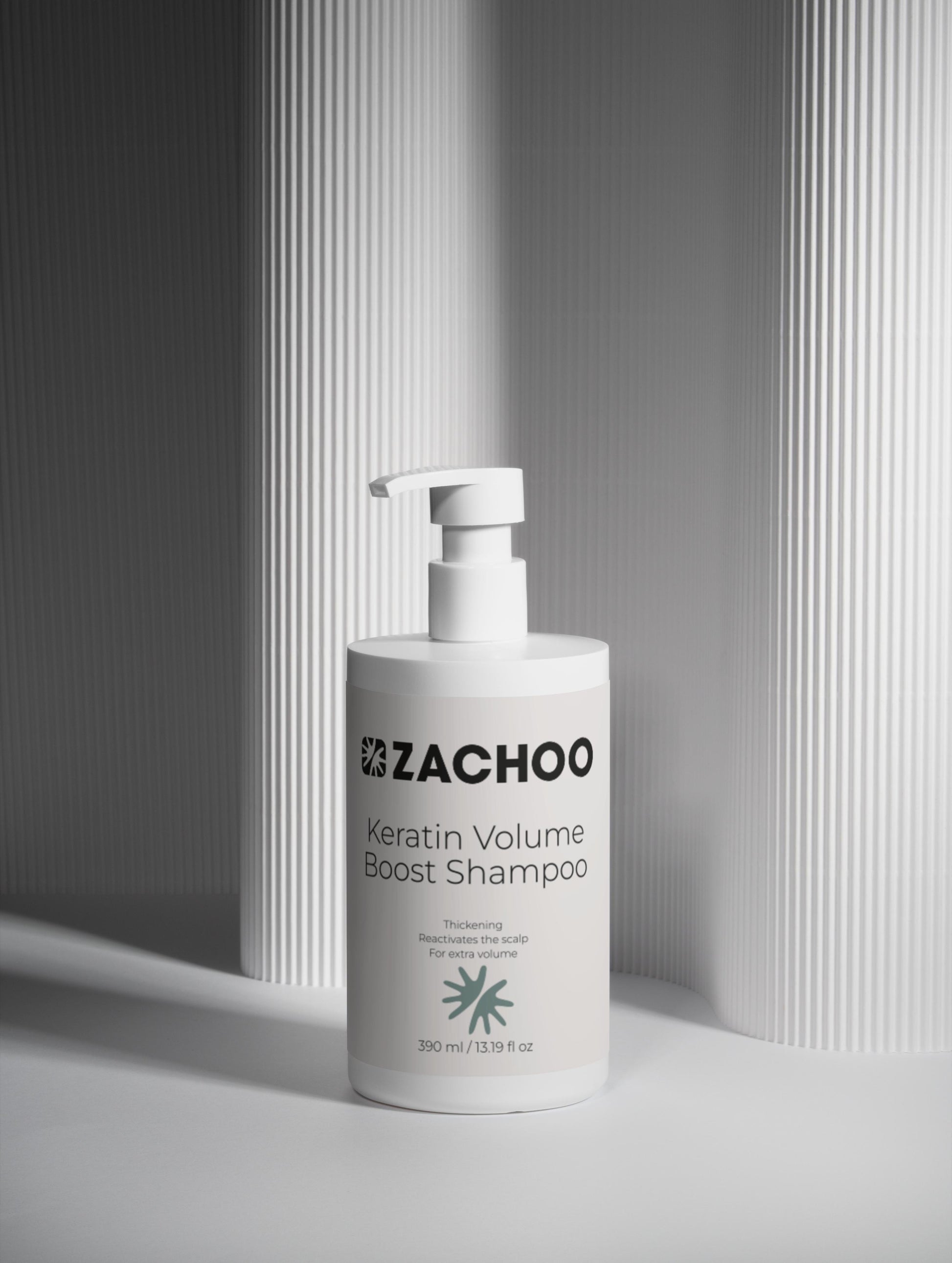 Shampooing Volume & Kératine – Force & Épaisseur – 99 % Naturel - 390 ml | Zachoo