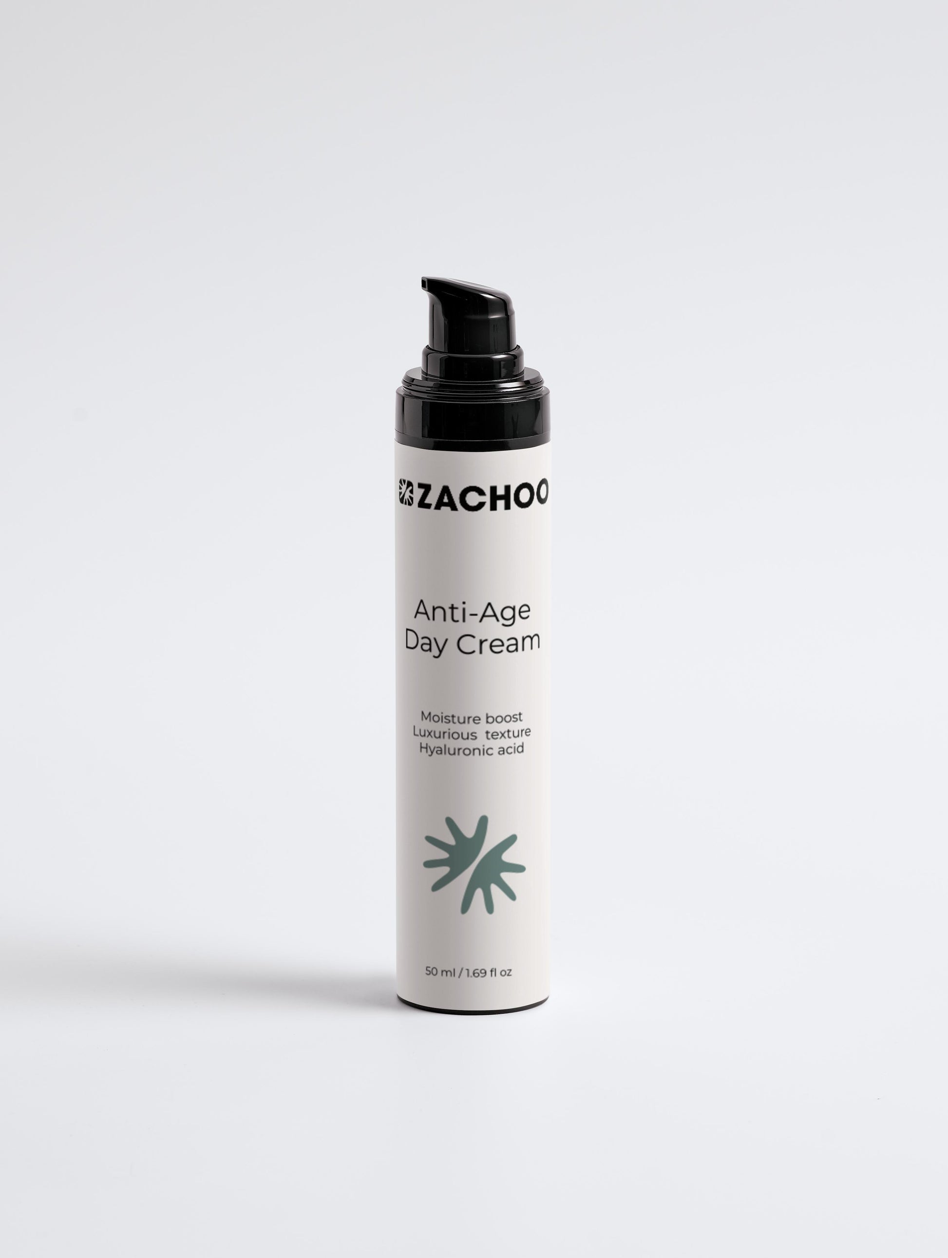 Crème Anti‑Âge de Jour – Rides, Fermeté & Éclat – 100 % Naturelle – Actif Marin & Acide Hyaluronique – 50 ml | Zachoo
