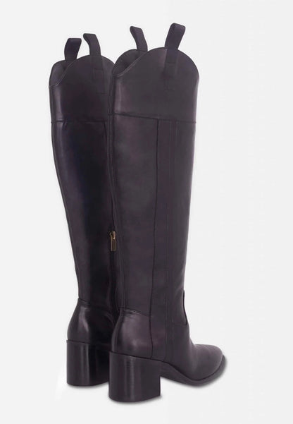 Bottes femme hautes en cuir souple – Cannava | Zachoo
