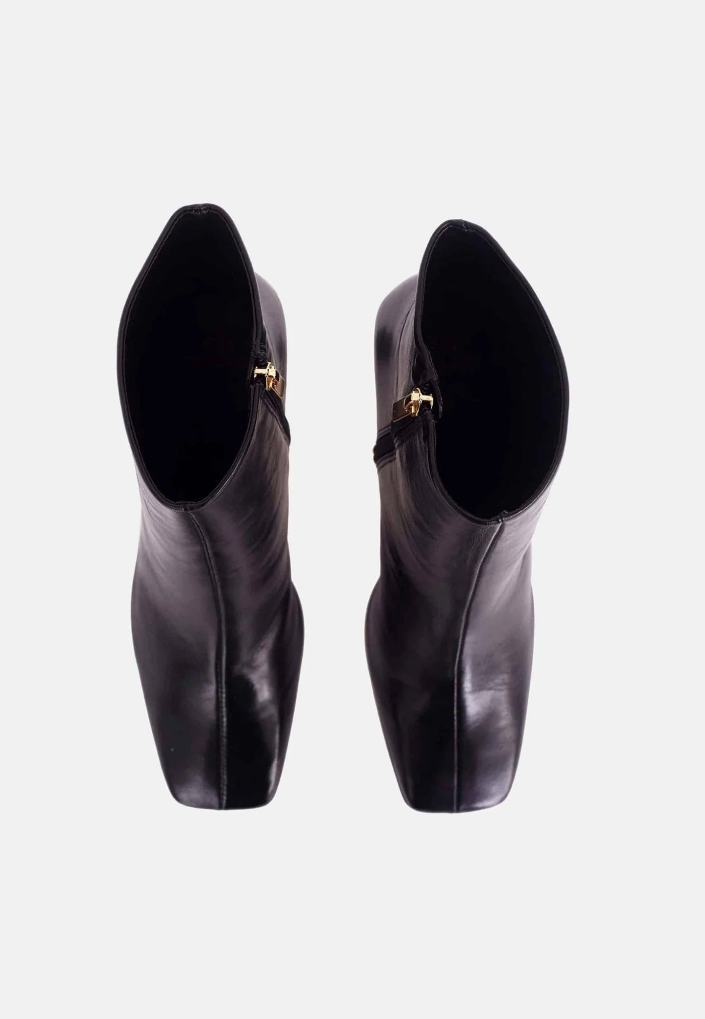 Bottes femme en cuir de chèvre vert avec talon carré 7,6 cm – Selvara | Zachoo