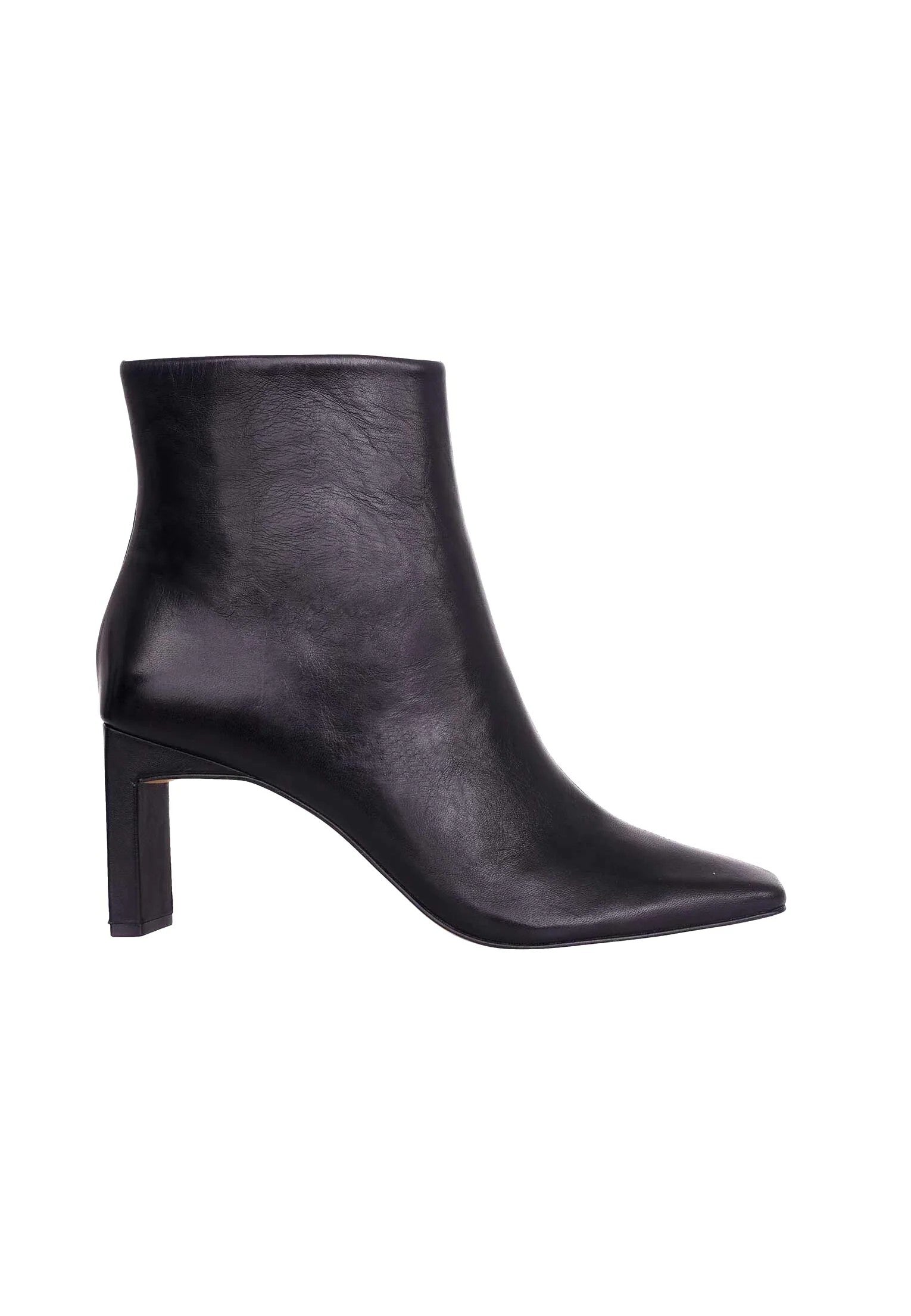 Bottes femme en cuir de chèvre vert avec talon carré 7,6 cm – Selvara | Zachoo