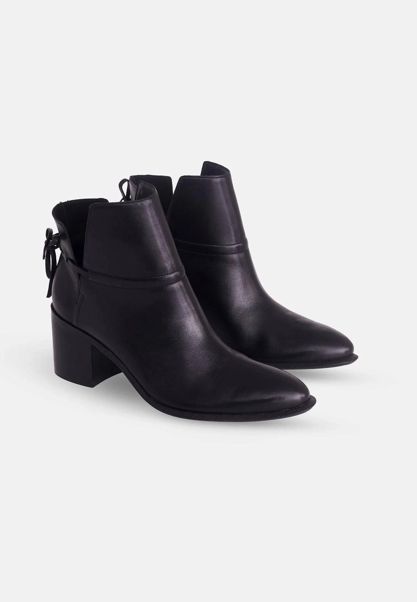 Bottines femme en cuir noir – Attalea 41 | Zachoo