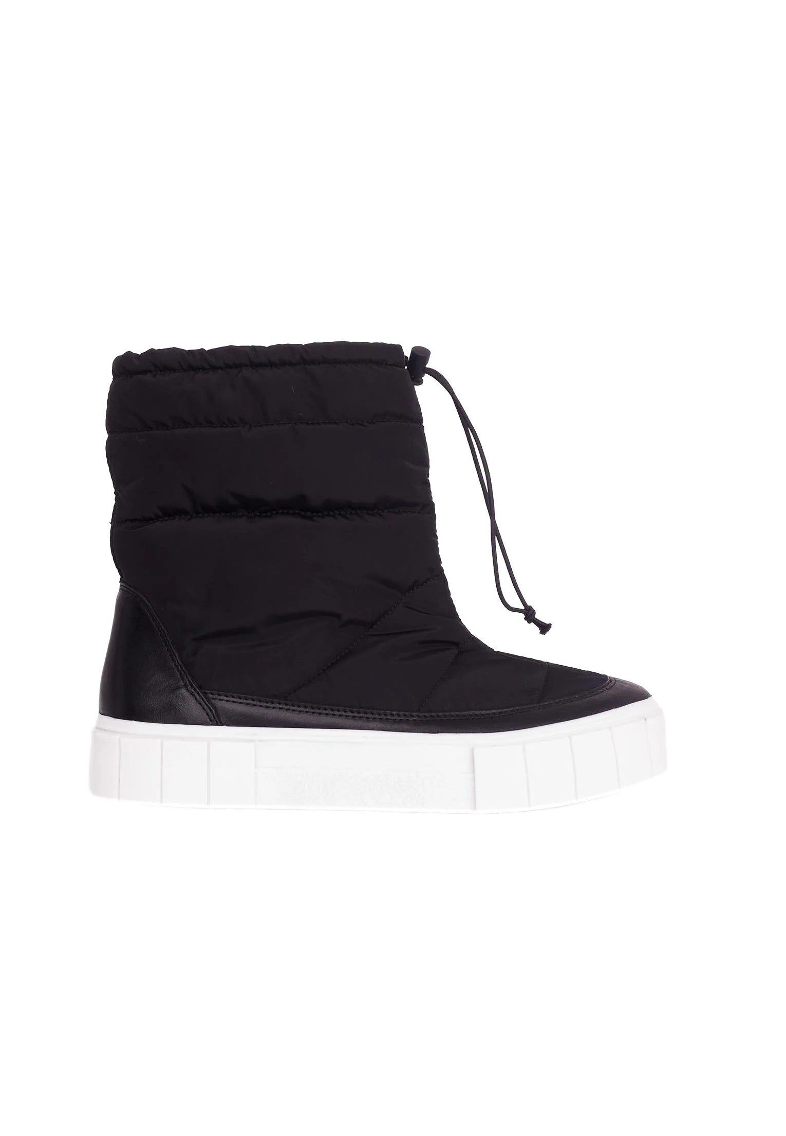 Bottes femme d’hiver en nylon noir – Andira | Zachoo
