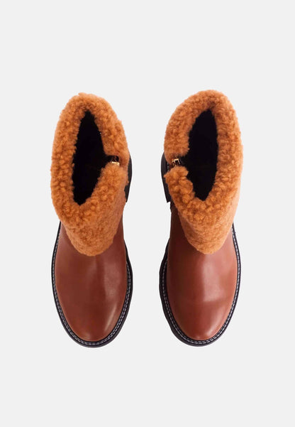 Bottines femme en cuir – Andira | Zachoo