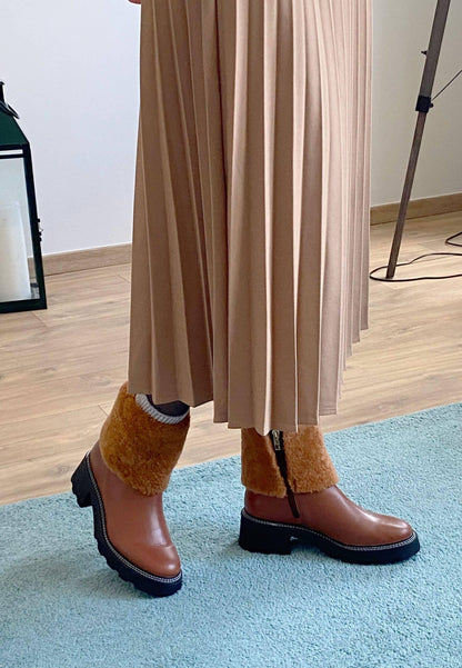 Bottines femme en cuir – Andira | Zachoo