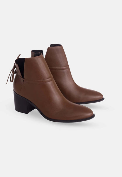 Bottines femme en cuir noir lisse - Tavira 41 | Zachoo