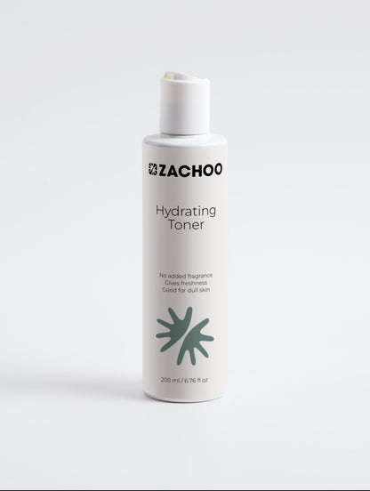 Lotion Tonique Hydratante (Toner) – Rose & Acide Hyaluronique – 99 % Naturel - 200 ml | Zachoo