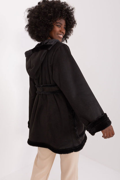 Manteau femme mi-long à capuche en coton – Nuala | Zachoo