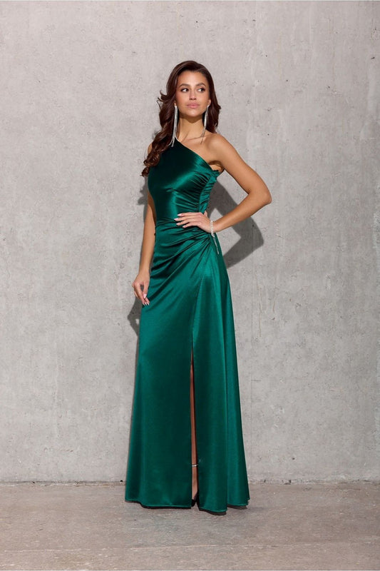 Robe longue satinée Inezava | Zachoo