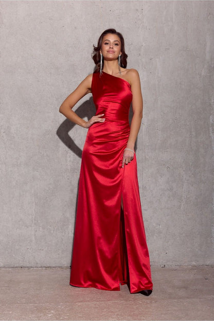 Robe longue satinée Inezava | Zachoo